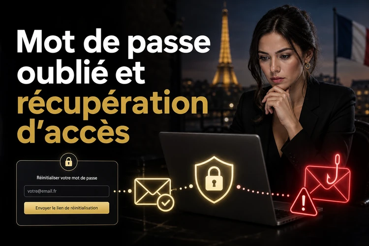Mot de passe oublié et récupération d'accès