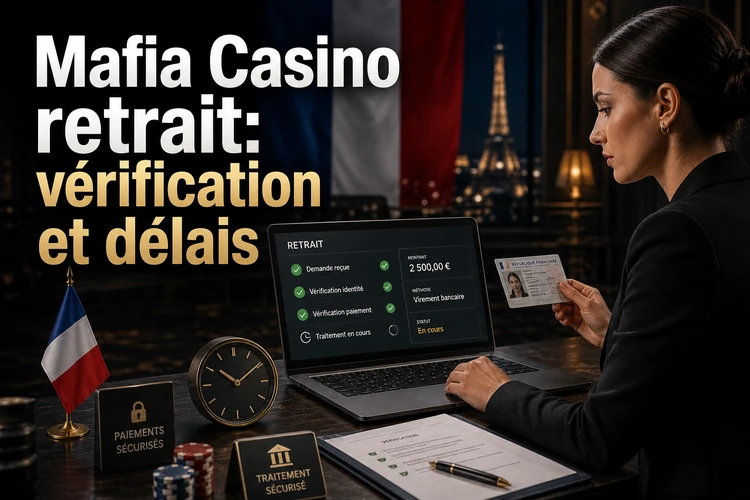 Mafia Casino retrait: paiements, vérification et délais
