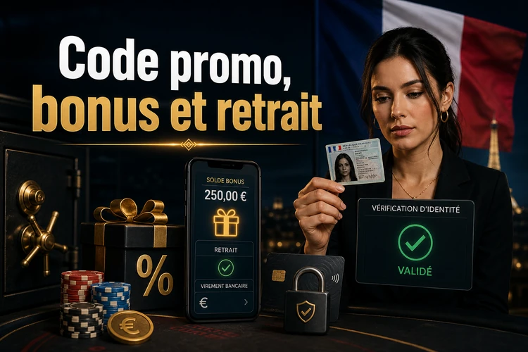 Code promo, bonus et retrait
