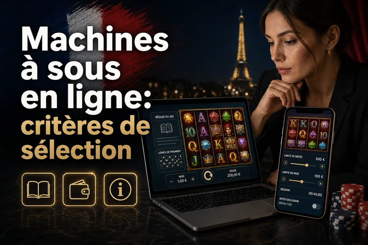 Machines à sous en ligne: critères de sélection